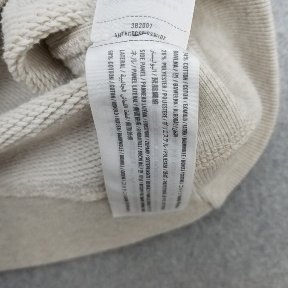 Hollister Sweater Mens Medium Ivory Long Sleeve Pullover Sweatshirt - Picture 5 of 9